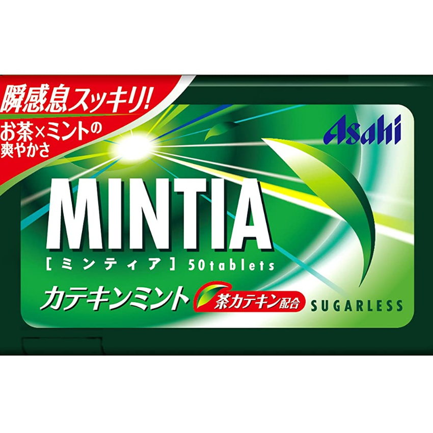 asahi mintia朝日 绿茶薄荷糖