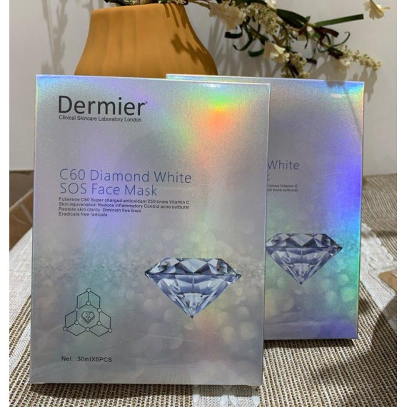 英國DERMIER C60 閃鑽急救面膜